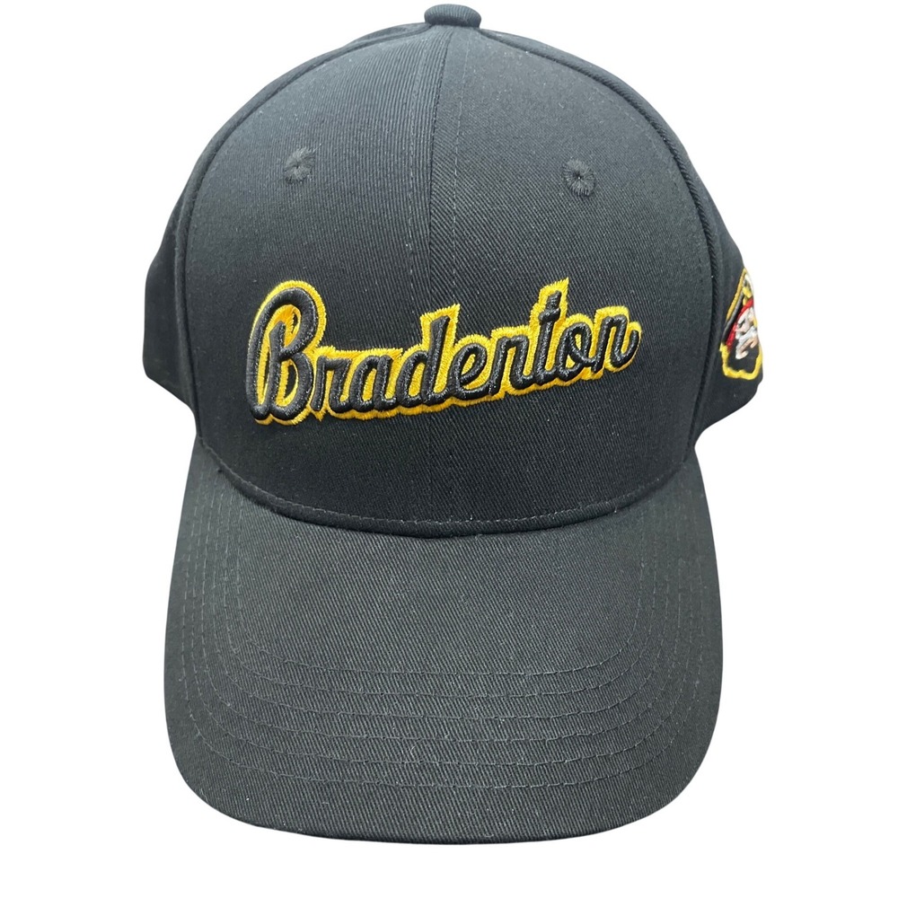 Melonwear Bradenton Marauders MiLB Baseball Hat Black Snapback Cap Mens OSFM
